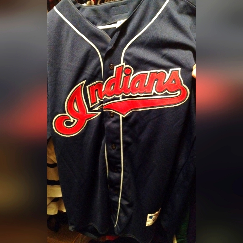 Vintage collector Cleveland Indians jersey